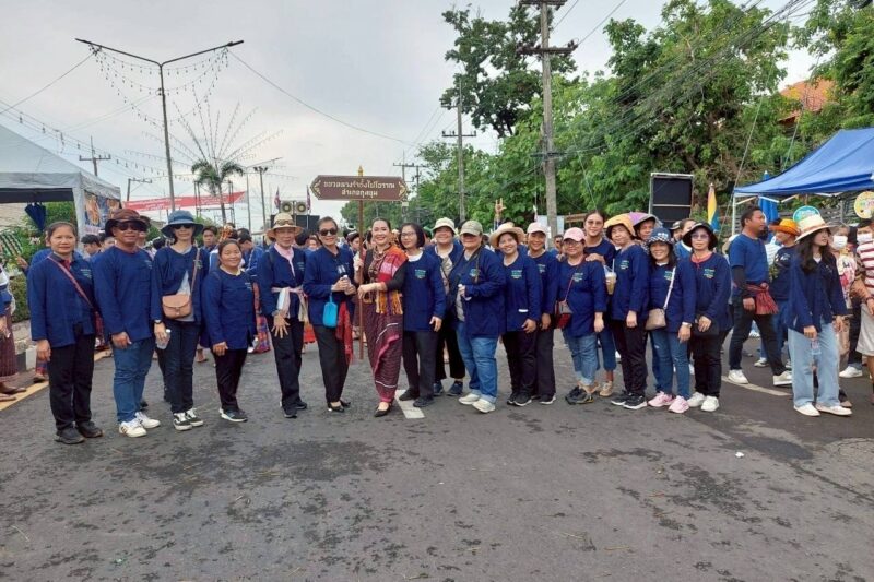 สืบสานงานประเพณีบั้งไฟของอำเภอกุดชุม ในงานประเพณีบุญบั้งไฟจังหวัดยโสธร ประจำปี 2568