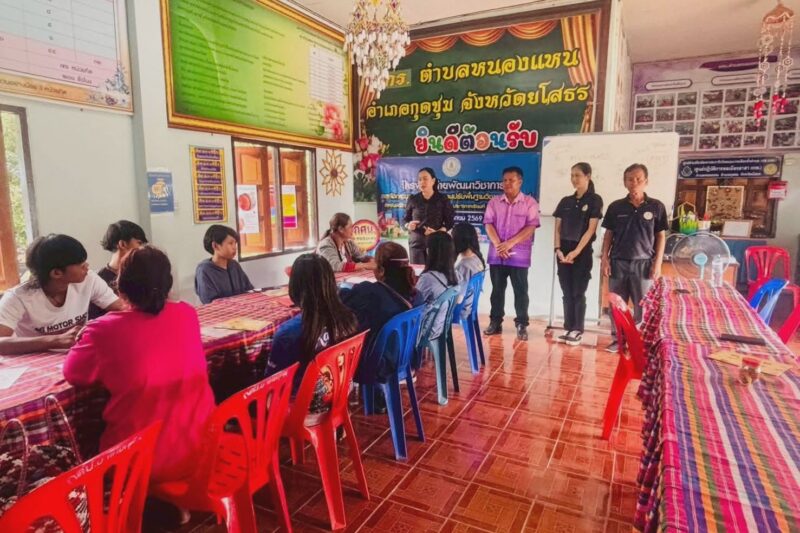 โครงการค่ายพัฒนาวิชาการ การจัดกระบวนการเรียนรู้ สอนปรับพื้นฐานวิชาคณิตศาสตร์ สำหรับนักศึกษา สกร.ระดับอำเภอกุดชุม ประจำภาคเรียนที่ 1 ปีการศึกษา 2569