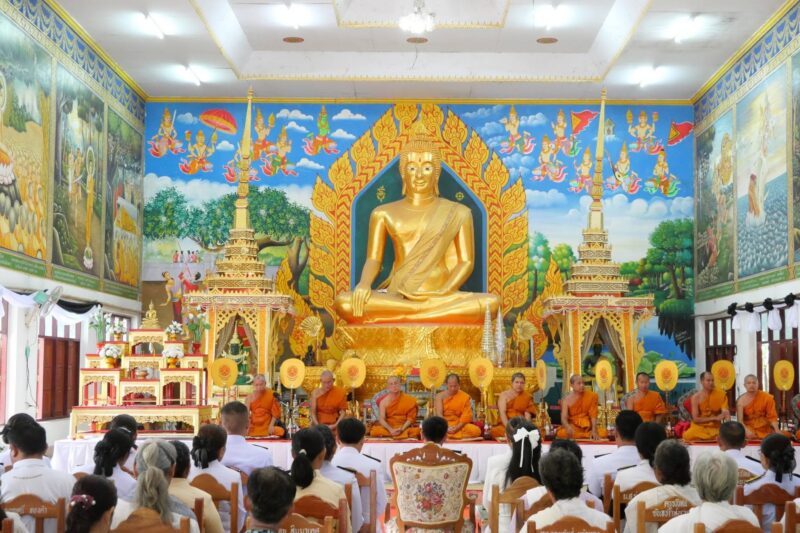 พิธีเจริญพระพุทธมนต์และทำบุญตักบาตร เนื่องในโอกาสฉลองพระชนมายุ 99 พรรษา สมเด็จพระอริยวงศาคตญาณ สมเด็จพระสังฆราช สกลมหาสังฆปริณายก 26 มิถุนายน 2569 และ น้อมรำลึกในพระมหากรุณาธิคุณและถวายพระกุศลแด่ สมเด็จพระเจ้าลูกเธอ เจ้าฟ้าพัชรกิติยาภา นเรนทิราเทพยวดี กรมหลวงราชสาริณีสิริพัชร มหาวัชรราชธิดา