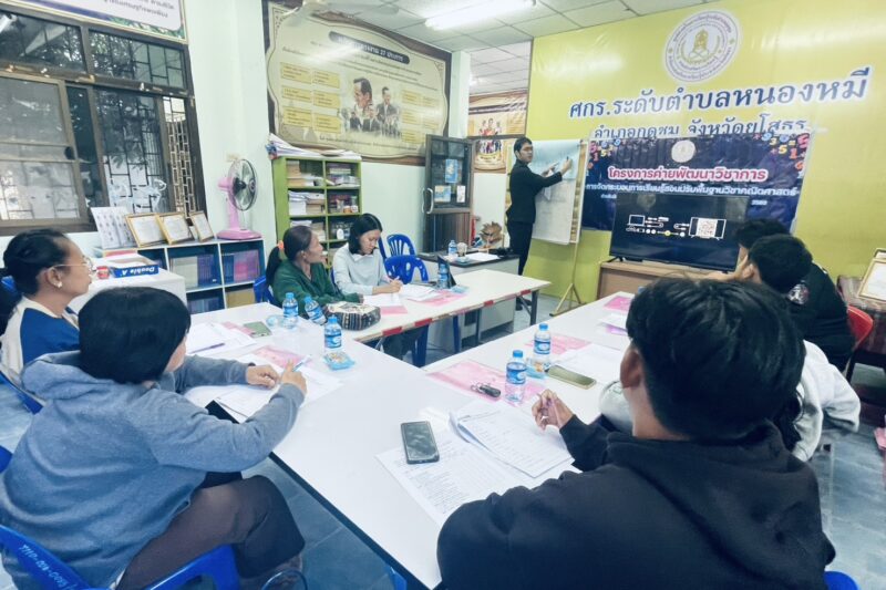โครงการค่ายพัฒนาวิชาการ การจัดกระบวนการเรียนรู้ สอนปรับพื้นฐานวิชาคณิตศาสตร์ สำหรับนักศึกษา สกร.ระดับอำเภอกุดชุม ประจำภาคเรียนที่ 2 ปีการศึกษา 2568