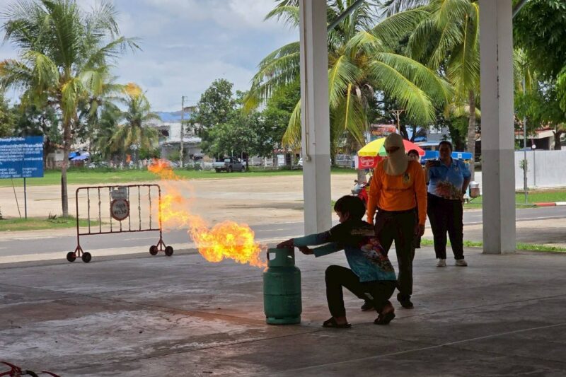 โครงการเรียนรู้การป้องกันและบรรเทาสาธารณภัย อัคคีภัยในสถานศึกษา