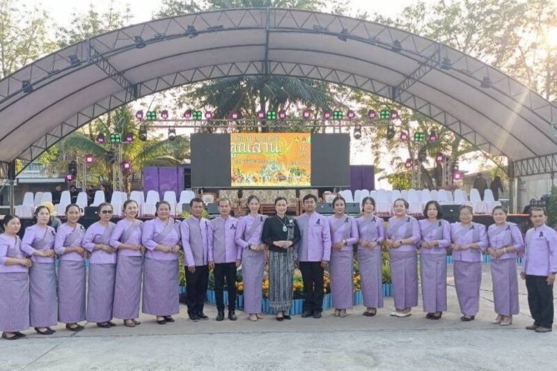 ร่วมพิธีเปิดงานสืบสานประเพณีบุญคูณลาน ตำนานข้าวอินทรีย์ วิถีวัฒนธรรมยโสธร”ประจำปีงบประมาณ พ.ศ 2569 อำเภอกุดชุม จังหวัดยโสธร