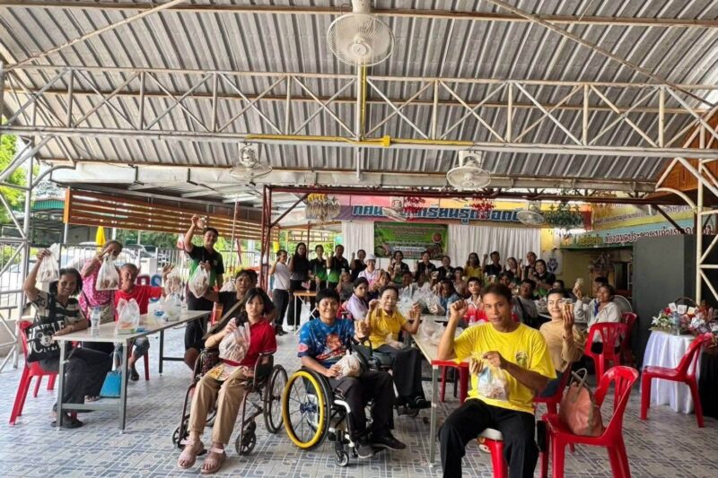 โครงการพัฒนาทักษะวิชาชีพสู่การมีงานทำอย่างยั่งยืน (วิชาการทำขนมทองม้วน) สำหรับนักศึกษาคนพิการ สกร.ระดับอำเภอกุดชุม ภาคเรียนที่ 1/2569