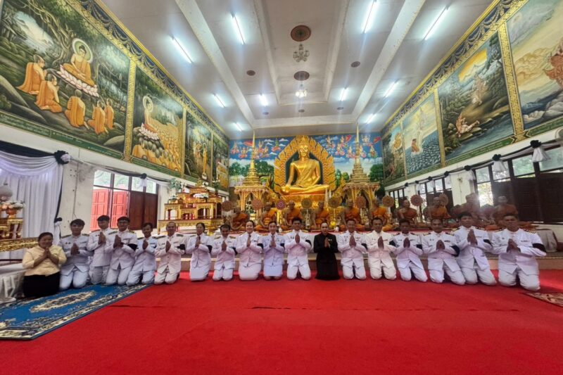 ร่วมพิธีบำเพ็ญกุศลทักษิณานุประทานอุทิศถวายพระกุศล เมื่อสิ้นพระชนม์ครบปัญญาสมวาร (50วัน)