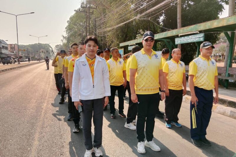เข้าร่วมแข่งขันกีฬาและร่วมเดินขบวนพาเหรดพิธีเปิด กีฬาเชื่อมความสัมพันธ์ ระหว่างหน่วยงานและชุมชน อำเภอค้อวัง ประจำปี 2568 ระหว่างวันที่ 22 มกราคม – 20 กุมภาพันธ์ 2568