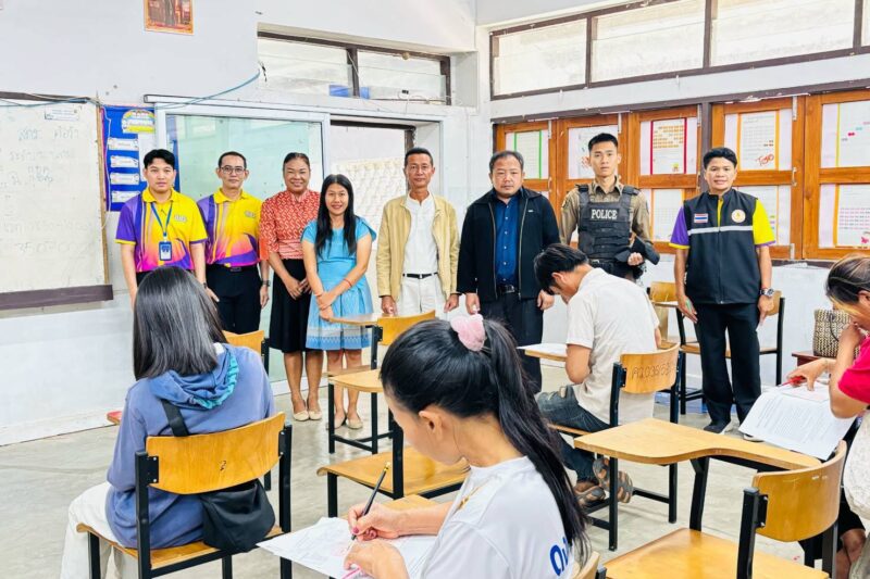 สกร.ระดับอำเภอค้อวัง ดำเนินการสอบวัดผลสัมฤทธิ์ปลายภาคเรียนที่ 2 ปีการศึกษา 2567 หลักสูตรการศึกษานอกระบบระดับการศึกษาขั้นพื้นฐาน พุทธศักราช 2551 จำนวน 1 ระดับ