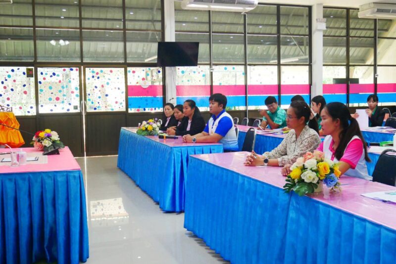 เข้าร่วมประชุมพนักงานจ้างเหมาบริการ