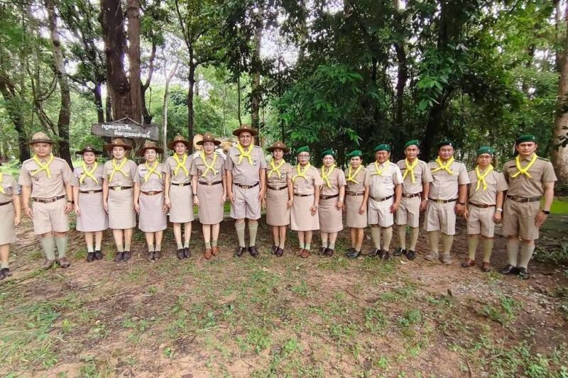 เข้าร่วมพิธีเปิดโครงการฝึกอบรมลูกเสือจิตอาสาพระราชทานระดับสถานศึกษาในสังกัดสำนักงานส่งเสริมการเรียนรู้ประจำจังหวัดยโสธร ประจำปีงบประมาณ พ.ศ. 2569