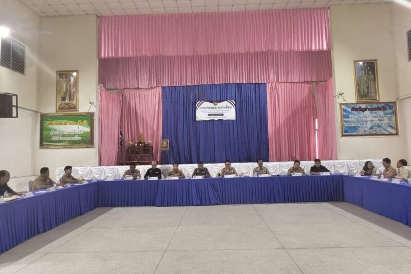 เข้าร่วมประชุมหัวหน้าส่วนราชการ หัวหน้าหน่วยงานรัฐวิสาหกิจ ผู้บริหารสถานศึกษา ผู้บริหารองค์กรปกครองส่วนท้องถิ่น กำนัน และผู้ใหญ่บ้าน ฯลฯ ครั้งที่ 10/2569 ประจำเดือนตุลาคม 2569