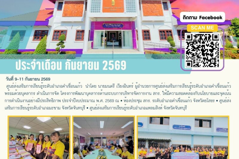 งานการเรียนรู้ตลอดชีวิต เข้าร่วมโครงการ โครงการพัฒนาบุคลากรด้านระบบการบริหารจัดการงาน สกร. ให้มีความสอดคล้องกับนโยบายและจุดเน้นการดำเนินงานอย่างมีประสิทธิภาพ ประจำปีงบประมาณ พ.ศ. 2569