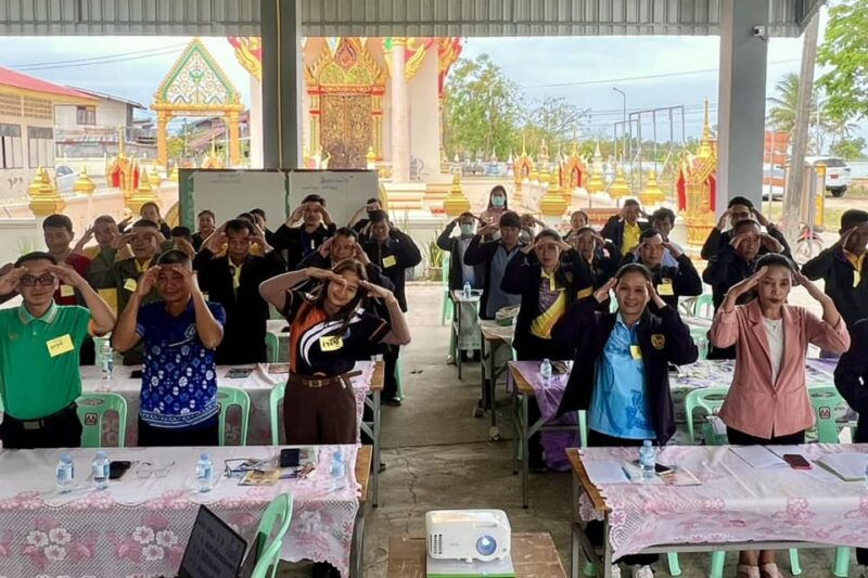 เข้าร่วมประชุมเชิงปฏิบัติการ “การเสริมสร้างวัคซีนใจในชุมชน” ตำบลค้อเหนือ