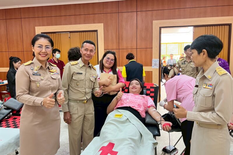 ร่วมบริจาคโลหิตในวันคล้ายวันสถาปนากระทรวงศึกษาธิการ ครบรอบ 133 ปี