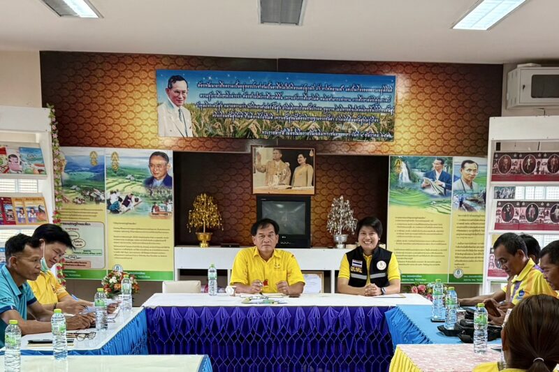 ประชุมผู้นำท้องที่ประจำตำบลหนองคู เดือน พฤษภาคม 2568