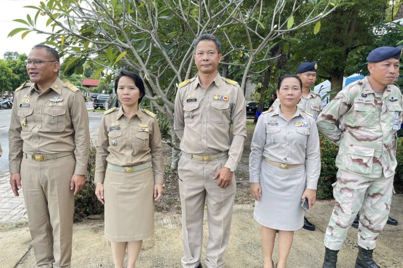 รับนโยบายและแนวทางการพัฒนาพื้นที่ ตามนโยบายรัฐบาลและกระทรวงมหาดไทย จากรัฐมนตรีช่วยว่าการกระทรวงมหาดไทย (นายทรงศักดิ์ ทองศรี)