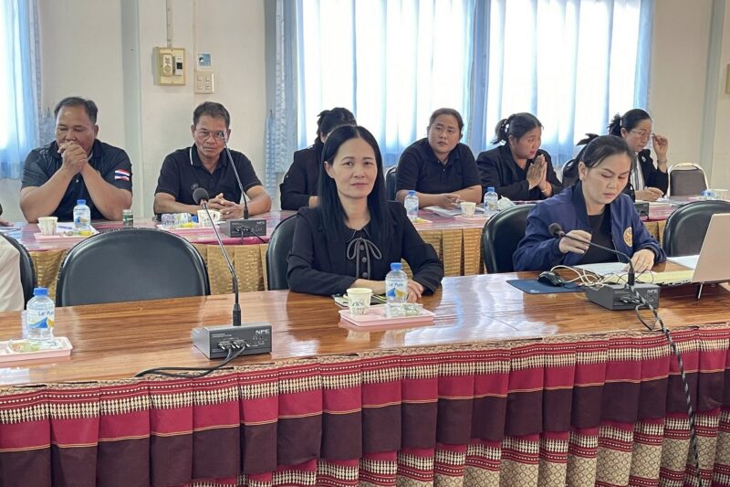 ร่วมประชุมการจัดงานเทศกาลดอกติ้วบานและของดีอำเภอป่าติ้ว ประจำปี พ.ศ. 2569