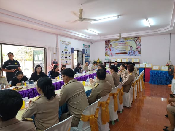 ร่วมต้อนรับผู้ตรวจราชการกระทรวงศึกษาธิการ (นายเสริมฤทธิ์ หวายฤทธิ์ธนกุล) และคณะผู้ติดตามจากกระทรวงศึกษาธิการ