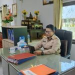 เข้าร่วมการประชุมออนไลน์เพื่อรับฟังแนวทางการดำเนินงานชมรมอาสายุวกาชาด ประจำปี 2568