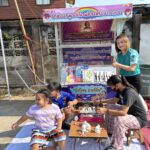 จัดกิจกรรมส่งเสริมการอ่านห้องสมุดเคลื่อนที่สำหรับชาวตลาด