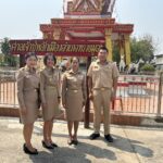 สักการะศาลเจ้าปู่หลักเมืองอำเภอทรายมูล