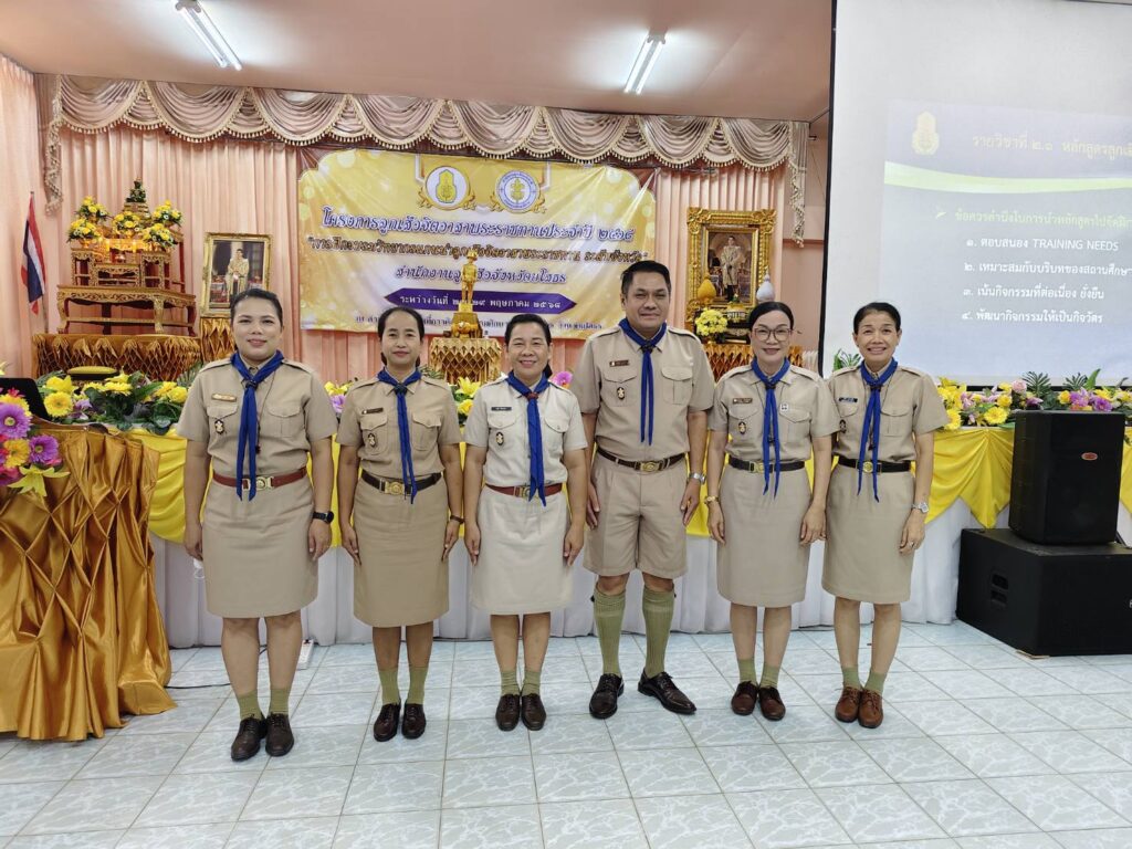 เข้าร่วมโครงการลูกเสือจิตอาสาพระราชทาน ประจำปี 2568 การฝึกอบรมวิทยากรแกนนำลูกเสือจิตอาสาพระราชทาน ระดับจังหวัด