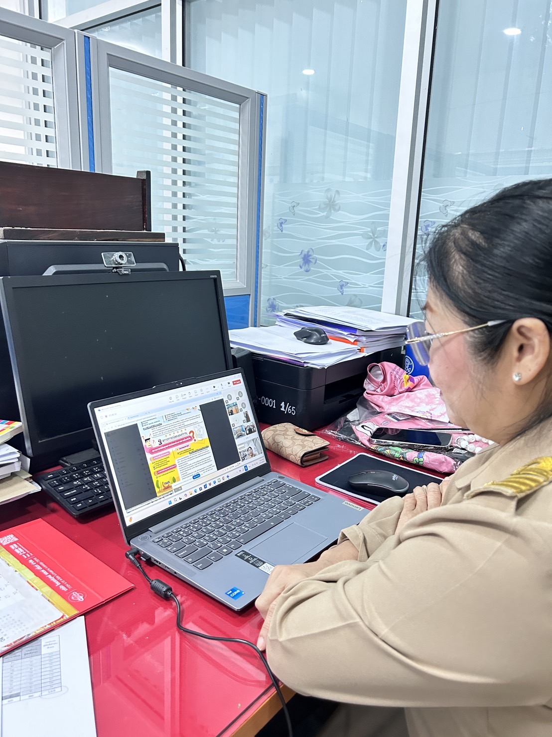ประชุมวิเคราะห์และทบทวนลักษณะสำคัญขององค์การ กรมส่งเสริมการเรียนรู้ ประจำปีงบประมาณ พ.ศ. ๒๕๖๘ ผ่านระบบออนไลน์