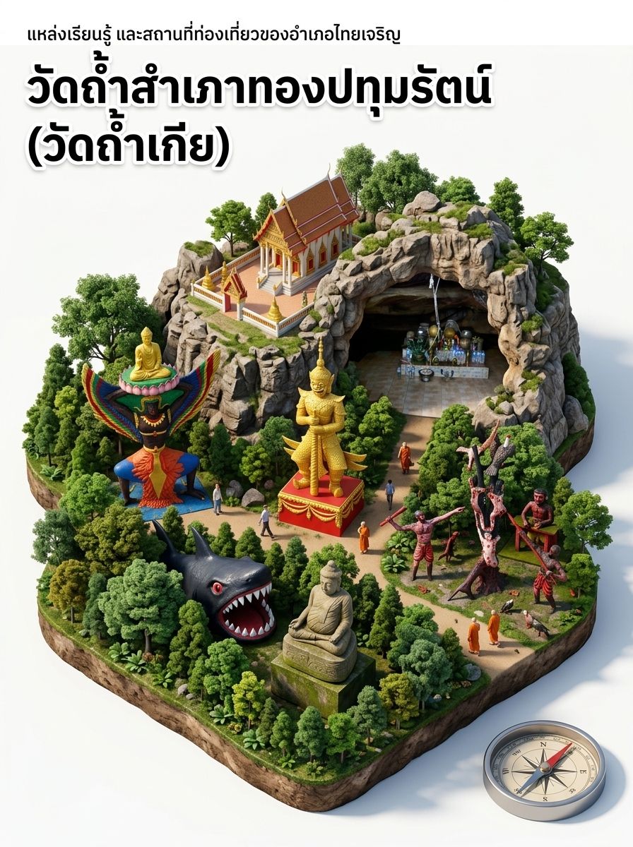 วัดถ้ำสำเภาทองปทุมรัตน์  "วัดถ้ำเกีย"